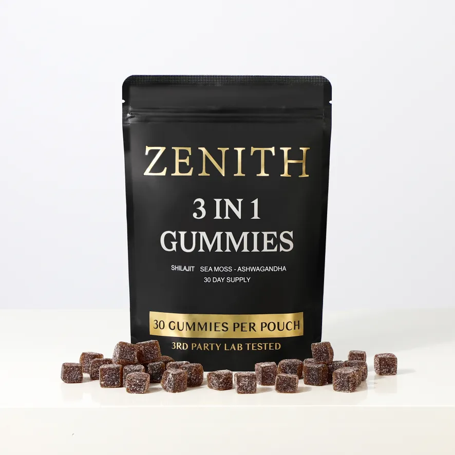 Zenith | 3-in-1 Shilajit Gummies